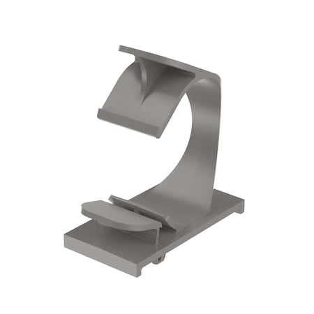 Panduit Cable Clip, Nylon 6/6, 0.19 in Bundle Dia., Gray, 0.85 in L, 1000 PK LWC19-H25-M14